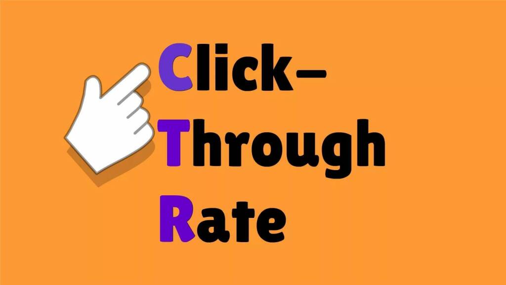 click through rate یا همان CTR مخفف نرخ کلیک