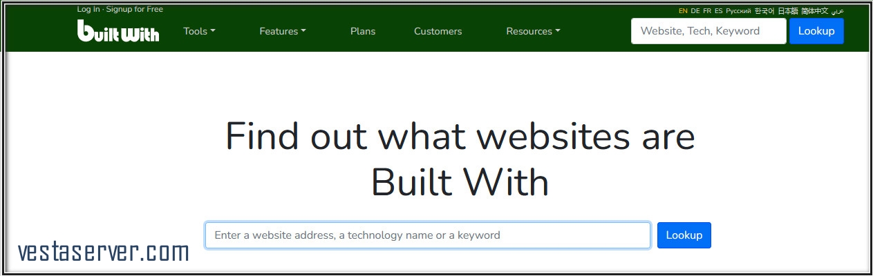 شناسایی سیستم مدیریت محتوای سایت با ابزار BuiltWith