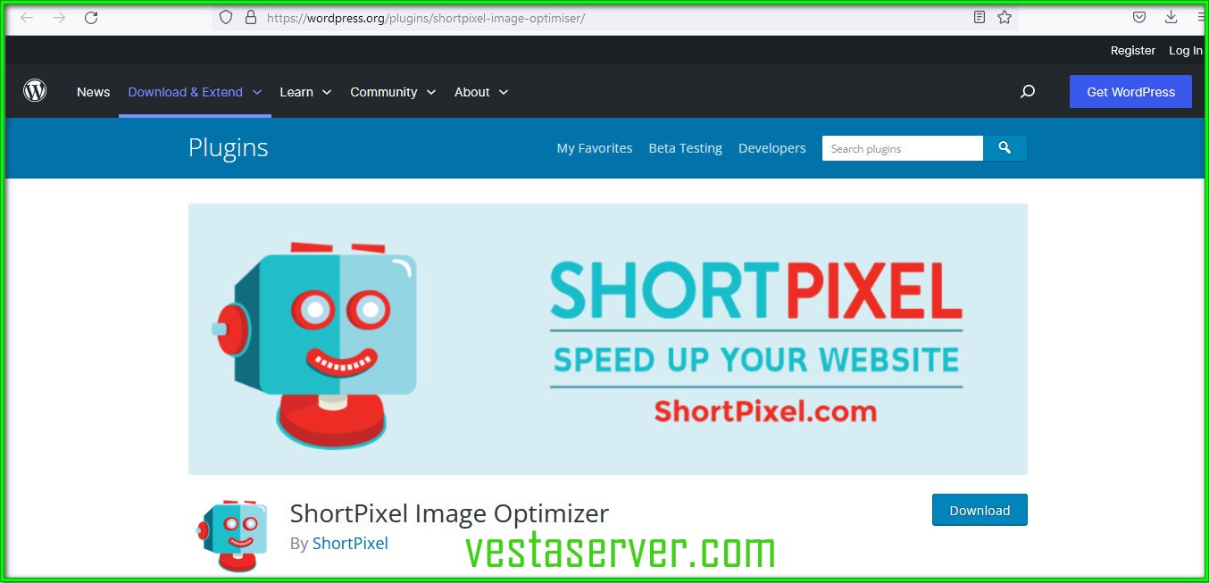 افزونه ShortPixel Image Optimizer