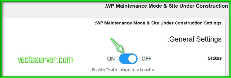 فعال سازی حالت تعمیر و نگهداری سایت در وردپرس-4