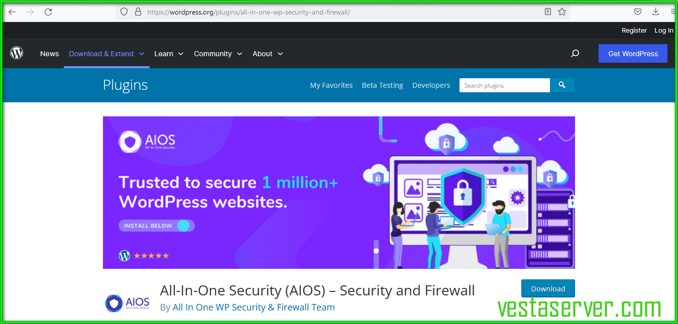 افزونه All In One WP Security & Firewall